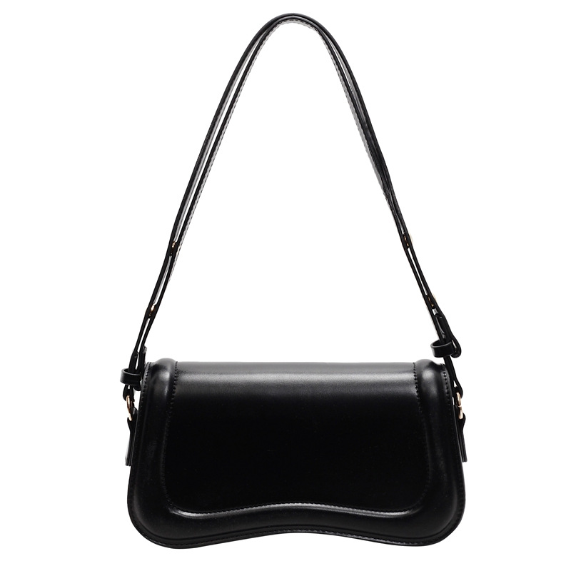 Retro Curved Women Crossbody Handbag