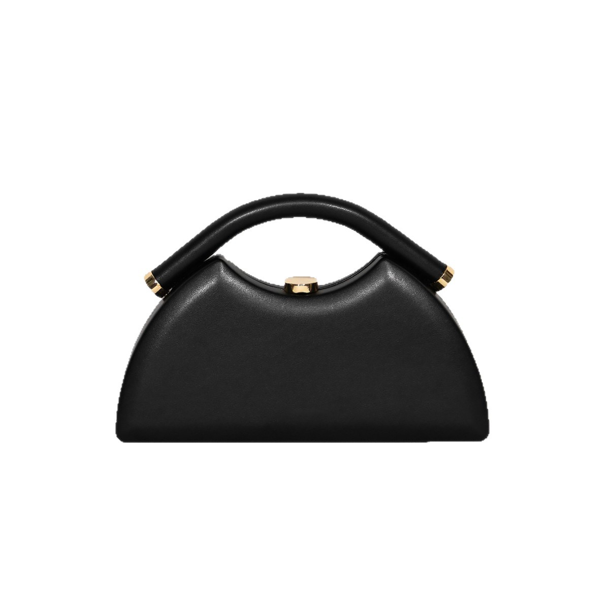 Elegant Metal Lock Evening Handbag for Women