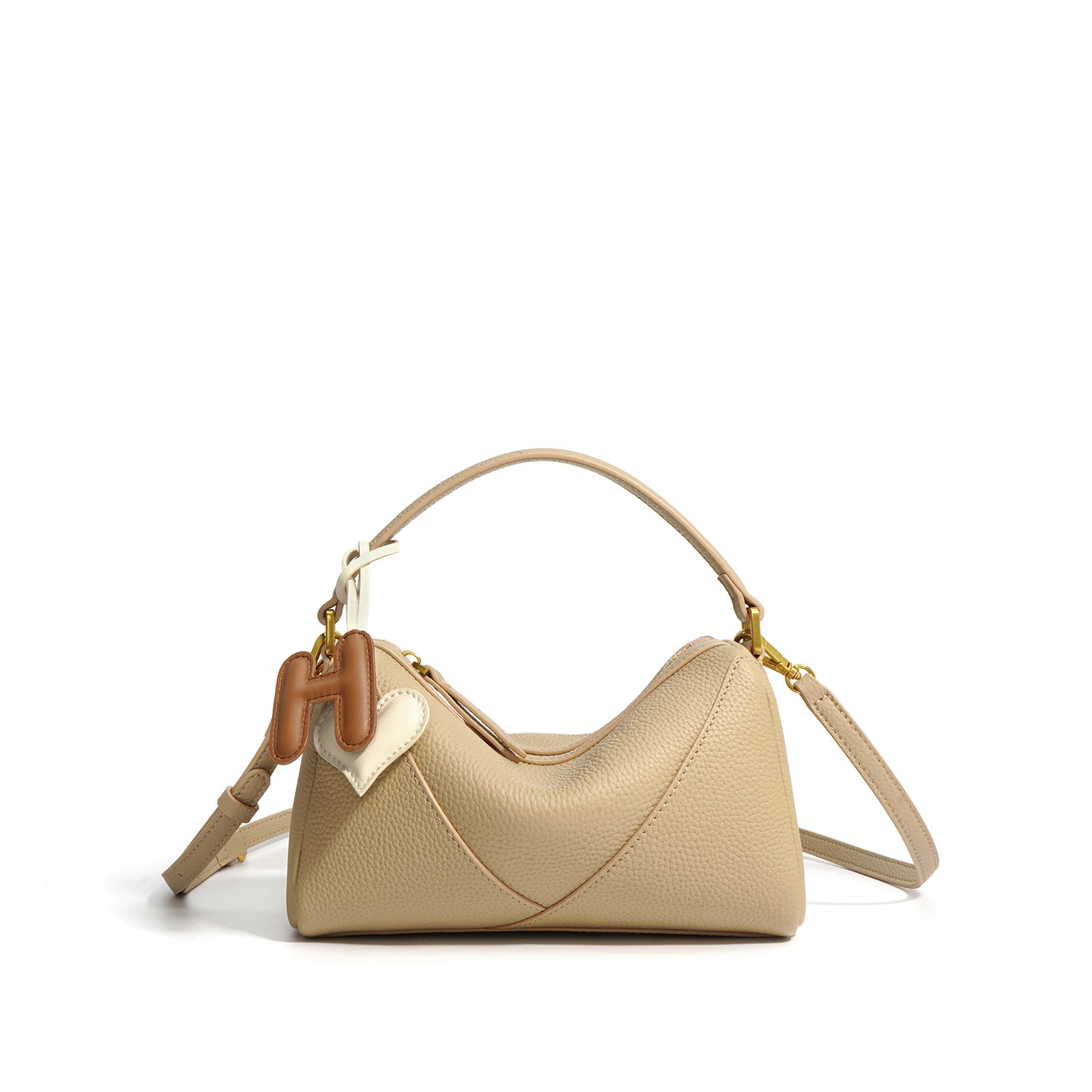 Soft Ruched Hobo Baguette Shoulder Crossbody Bag