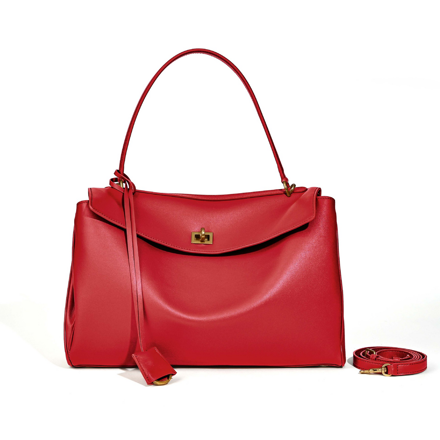 large Capacity Women Handbag with Extra Crossbody Strap