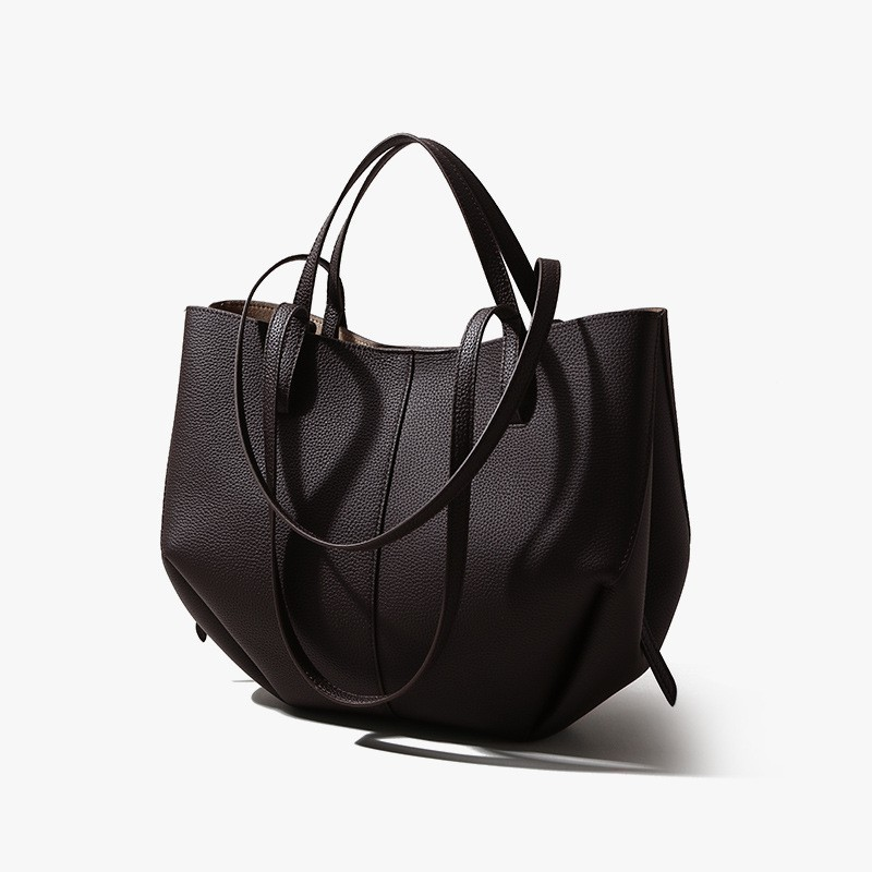 Soft Ruched Large Capacity Tote Bag