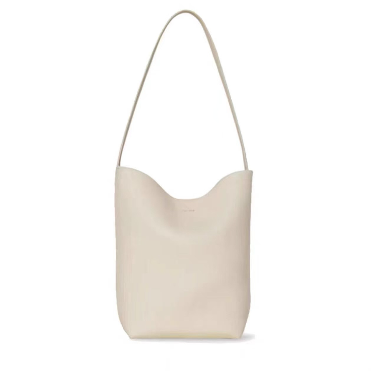 Soft Faux Leather Bucket Tote Handbag