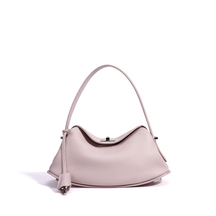 Soft Curved Hobo Shoulder Bag