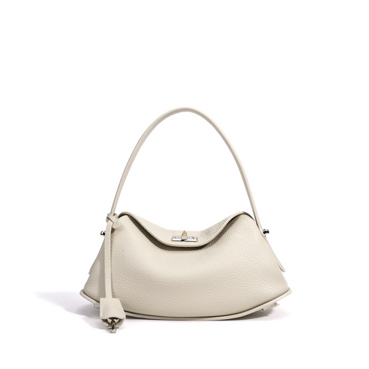 Soft Curved Hobo Shoulder Bag