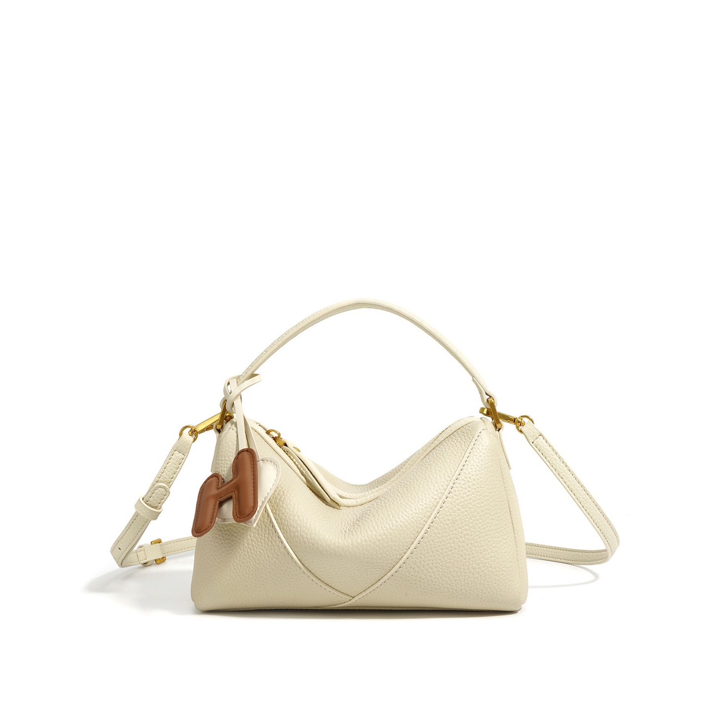 Soft Ruched Hobo Baguette Shoulder Crossbody Bag