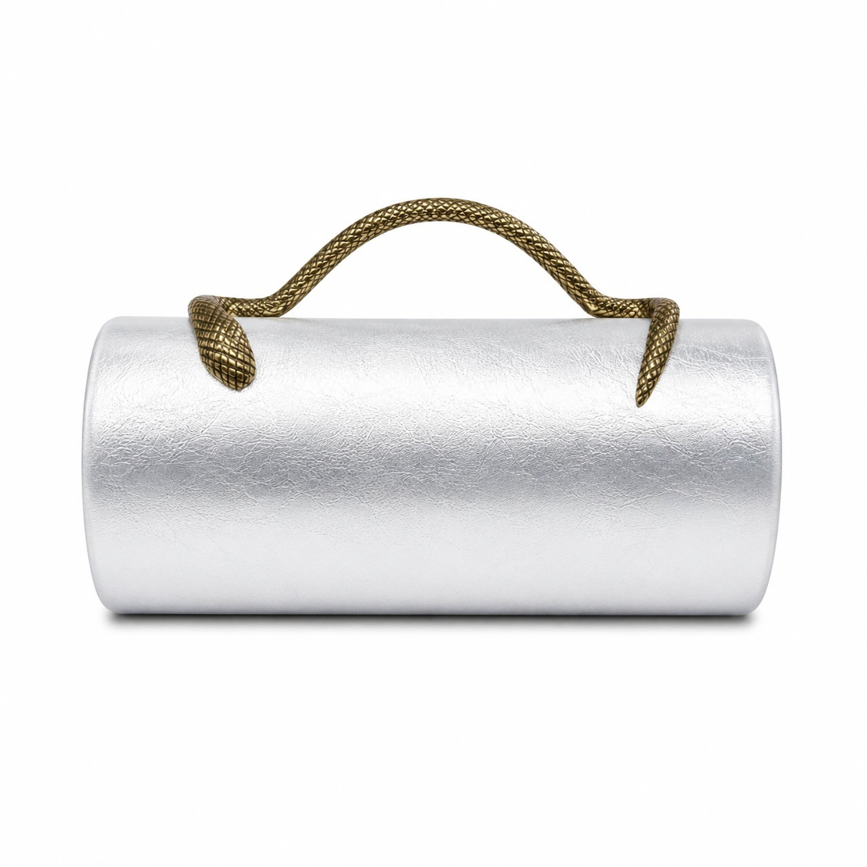 Cylindrical Mini Evening Clutch Bag